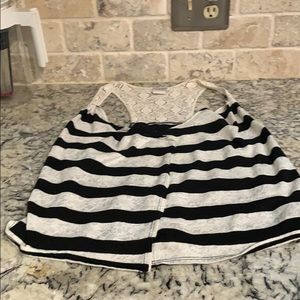 Tank top overall shirt/ throw on